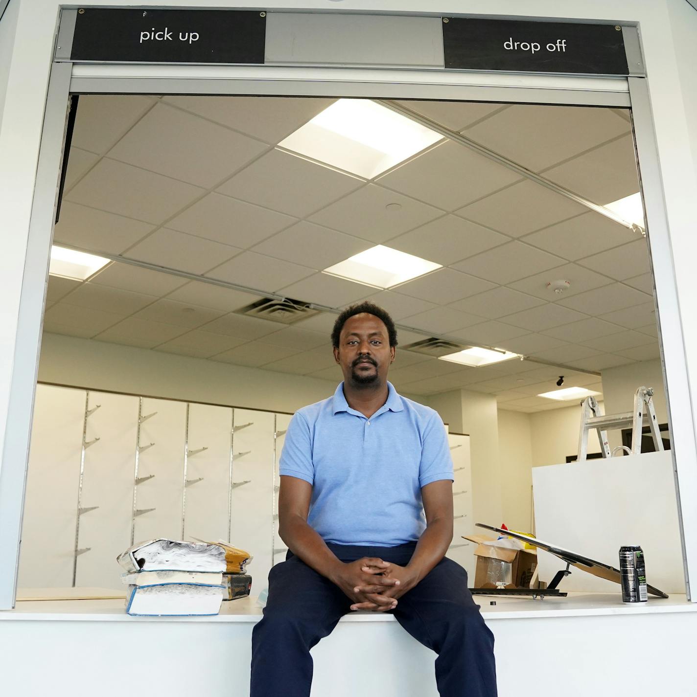 Elias Usso, owner of Seward Pharmacy, which sustained $500,000 in looting and fire damage, sat for a portrait Friday morning. ] ANTHONY SOUFFLE • anthony.souffle@startribune.com Julie Ingebretsen, owner of Ingebretsen's Scandinavian Gifts & Foods on E. Lake Street, and Elias Usso, owner of Seward Pharmacy, which sustained $500,000 in looting and fire damage, stood for portraits at their respective businesses Friday, Aug. 21, 2020 in south Minneapolis.