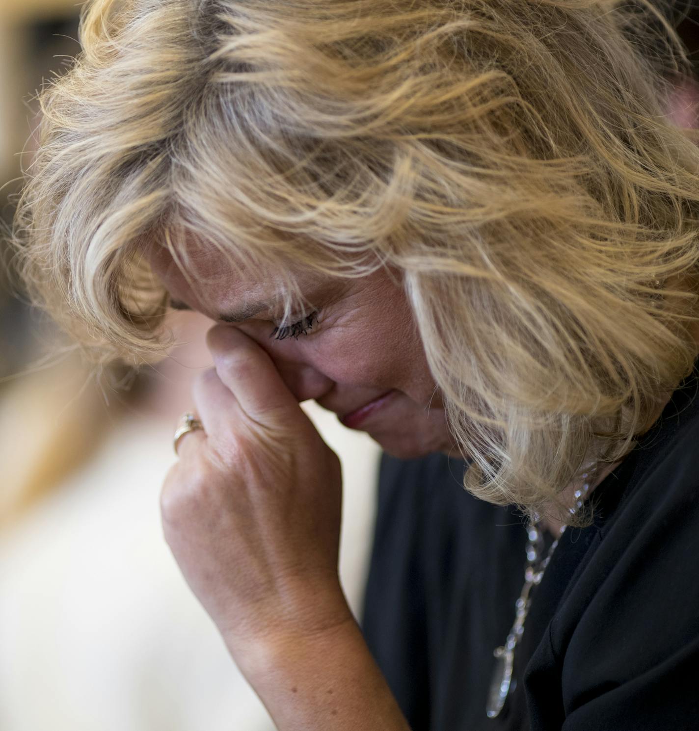 Kristi Anderson was emotional talking about her son Jake Anderson who died of hypothermia in 2013. She and her family are suing the city if Minneapolis in a wrongful death case saying first responders made no effort to revive or treat her son who she believes may have been alive. She was photographed on Monday, December 12, 2016, in Minneapolis, Minn. ] RENEE JONES SCHNEIDER &#x2022; renee.jones@startribune.com