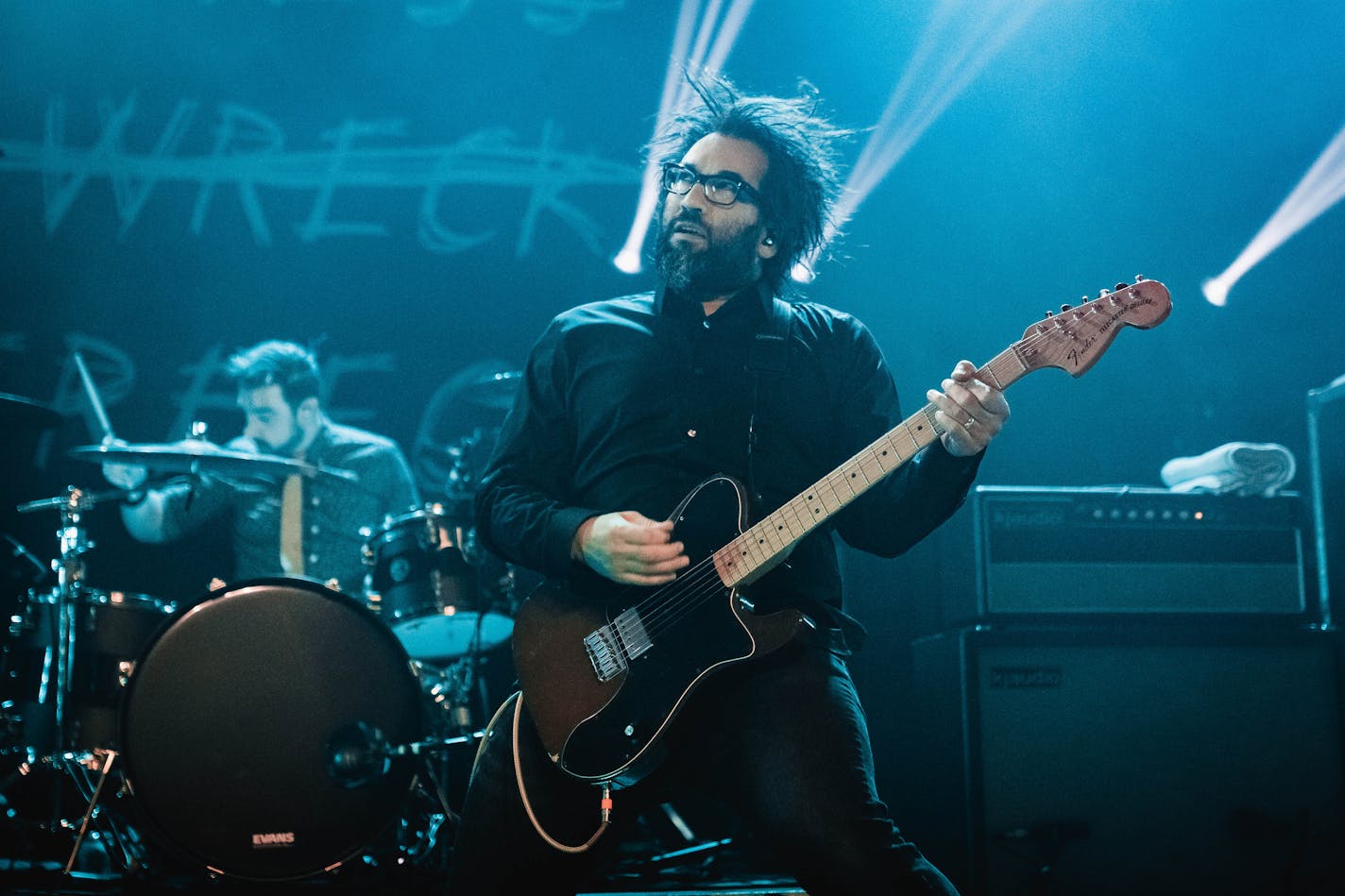 Motion City Soundtrack's Justin Pierre and drummer Tony Thaxton first reunited in Chicago on New Year's Eve.