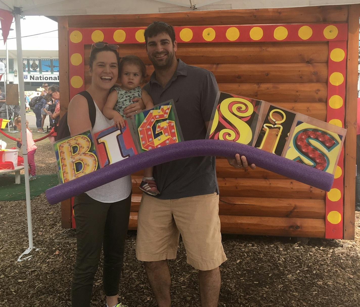 Hannah Edwards of Minnetonka surprised her husband and daughter at last year's state fair with news that the family was about to get bigger.