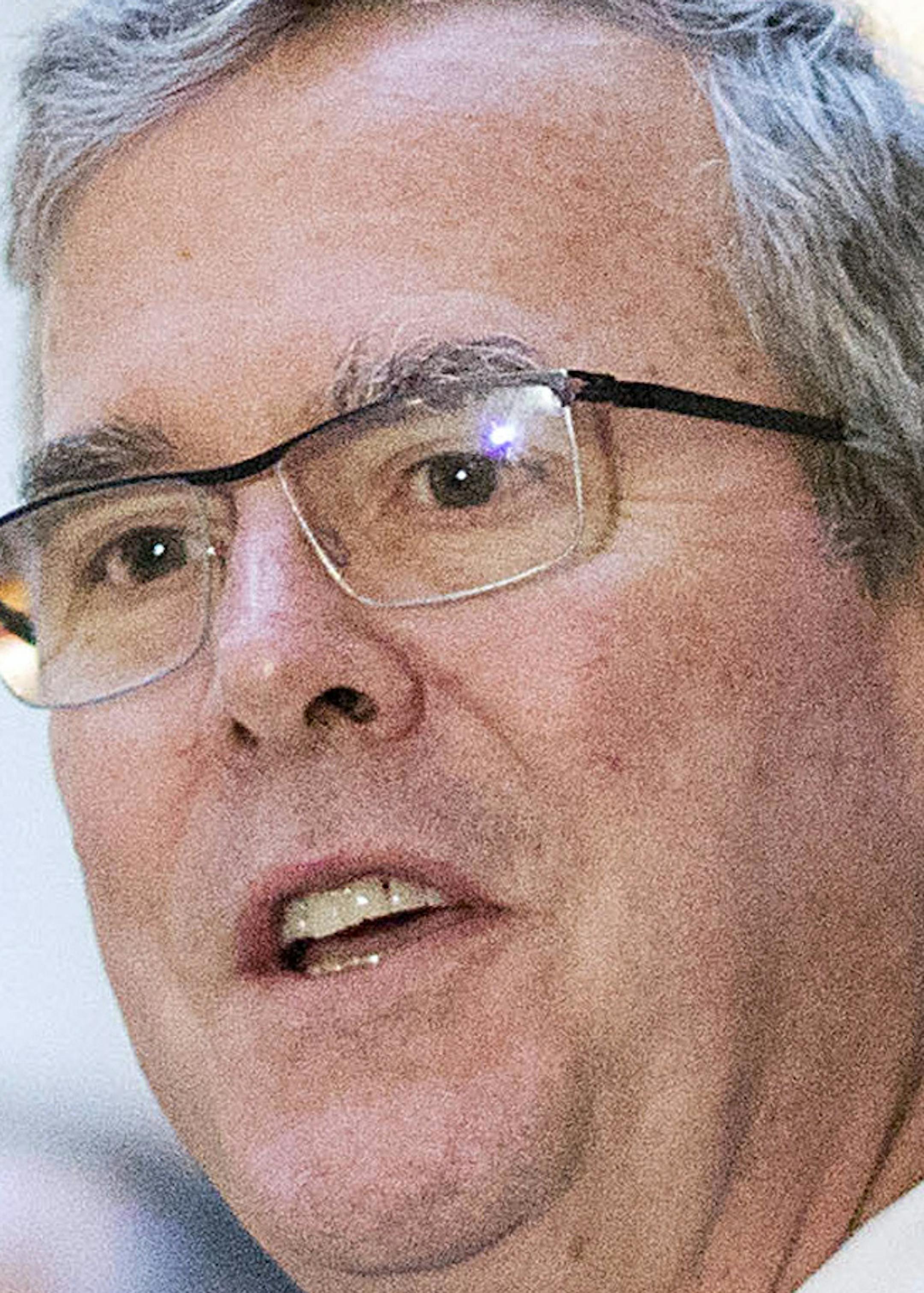FILE - In this March 19, 2015 file photo, former Florida Gov. Jeb Bush visits the Georgia Capitol in Atlanta. Republicans hoped to avoid a debate over social issues heading into the next presidential contest. Yet the backlash over a so-called religious freedom law in Indiana is highlighting the party’s overwhelming opposition to same-sex marriage and forcing the GOP’s leading presidential contenders to weigh in. “I think Gov. Pence has done the right thing,” former Fl