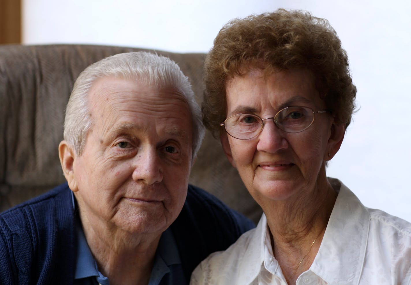 Howard and Mary Ann Hinnerichs at their home in White Bear Township