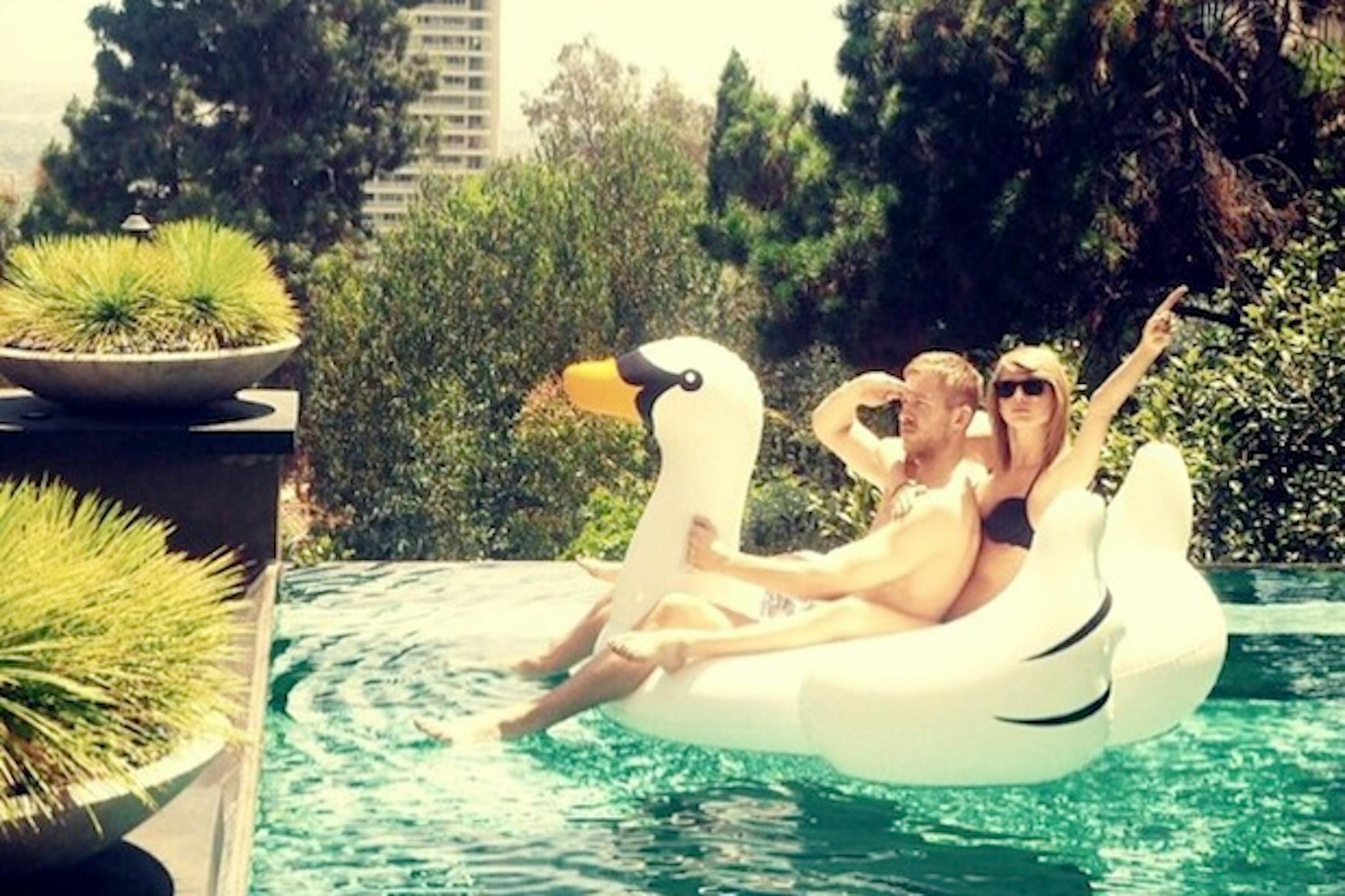 Pop singer Taylor Swift and Scottish DJ Calvin Harris both made the Celeb 100's top 20 highest-paid entertainers, according to Forbes.