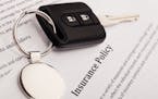 Car Key on an Insurance Policy