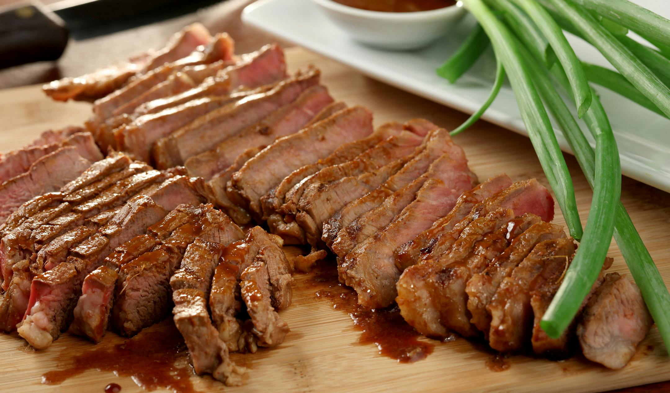 Red Chili Glazed Porterhouse Steak.