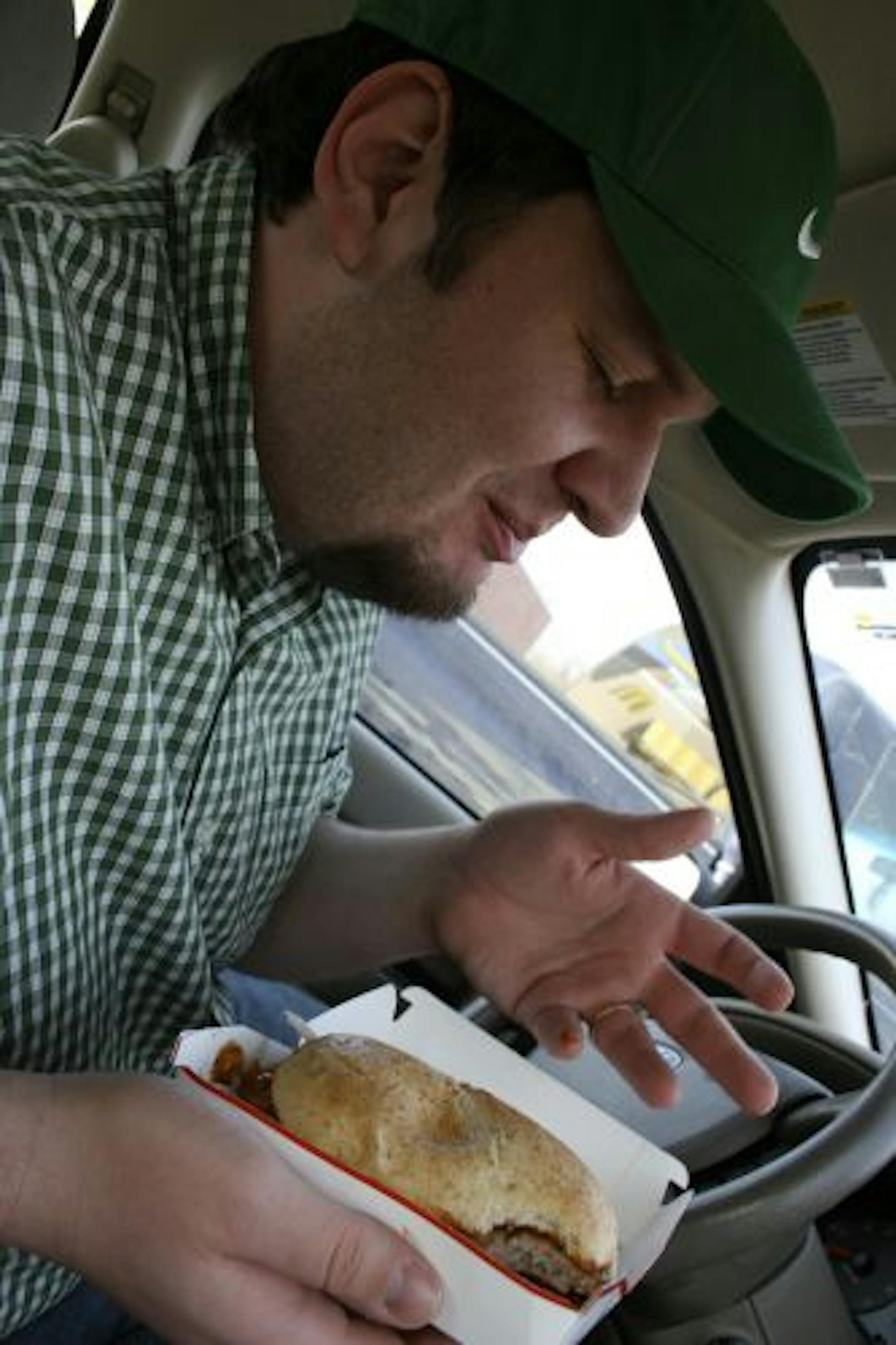 Alan Klein chases McRibs.