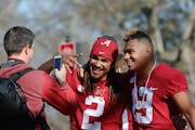 Alabama teammates Jalen Hurts (2) and Tua Tagovailoa go head-to-head for the first time in the NFL when the Miami Dolphins visit the Philadelphia Eagl
