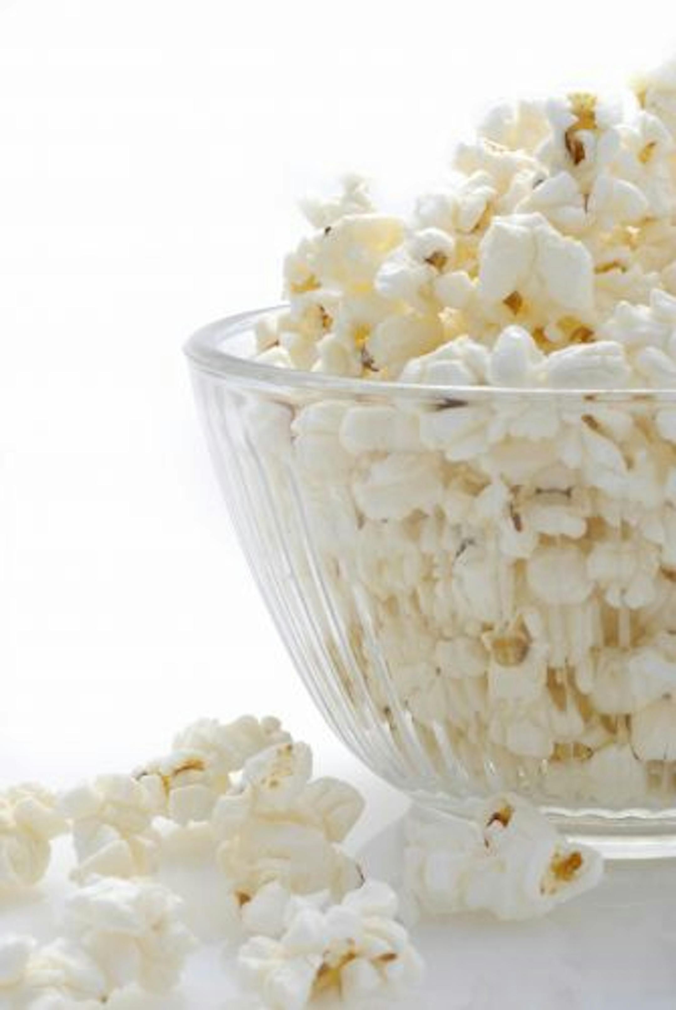 Popcorn is easy to prepare at home. All you need is a pot with lid, popcorn kernels, oil and salt.