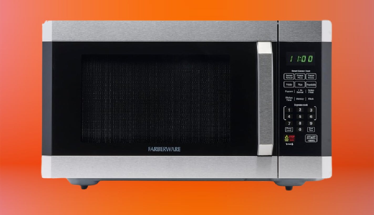 This microwave from Farberware takes the top spot on our list of best microwaves. It's spacious, affordable and has quick settings that actually work. If you're in a hurry, you can have boiling water for your tea in less than three minutes. (Amazon/TNS)