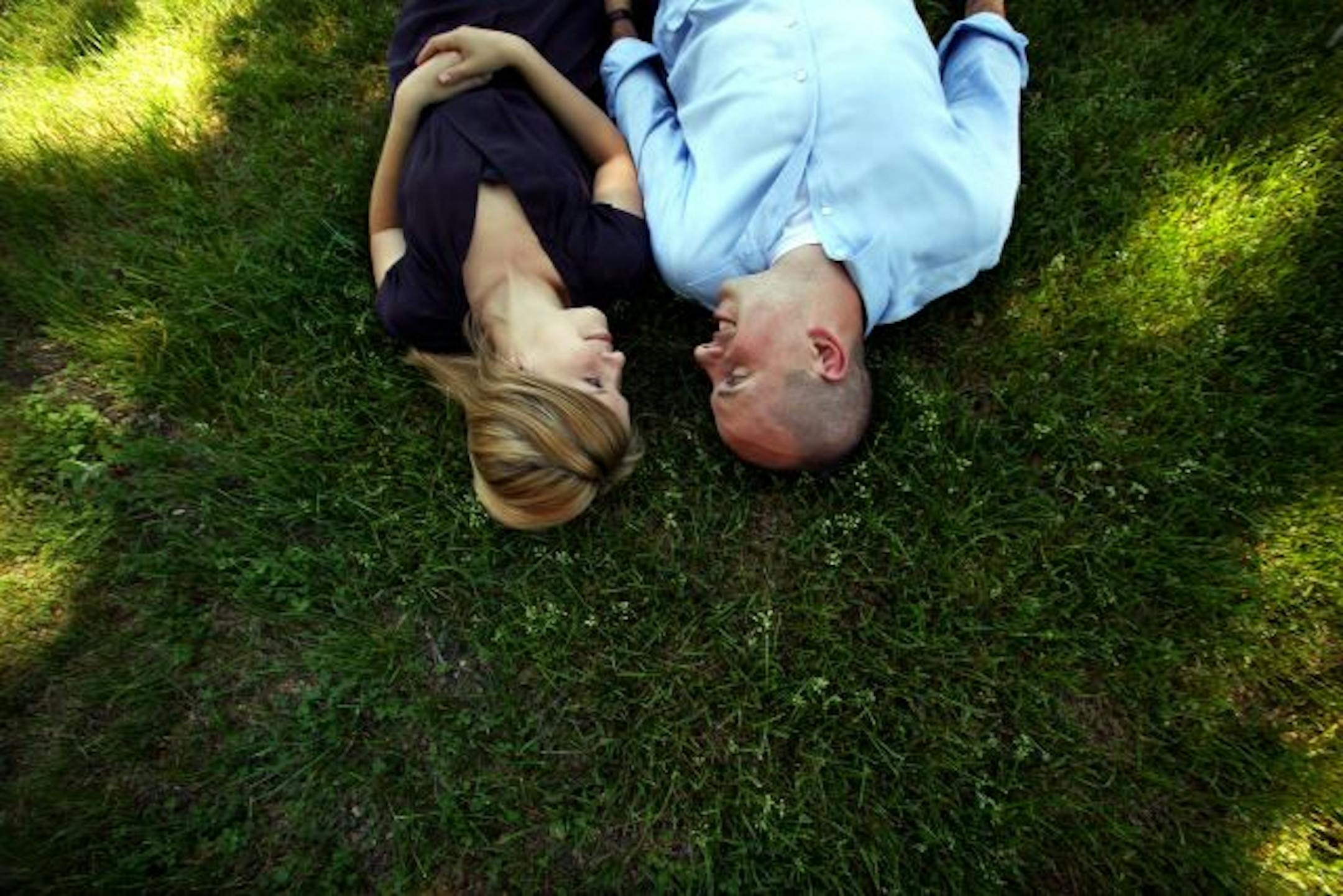 Patrick Lytle and Rachel Newell are planning a green wedding this year. They posed for a picture at Norenberg Gardens in Wayzata, a garden where they had one of their first dates.