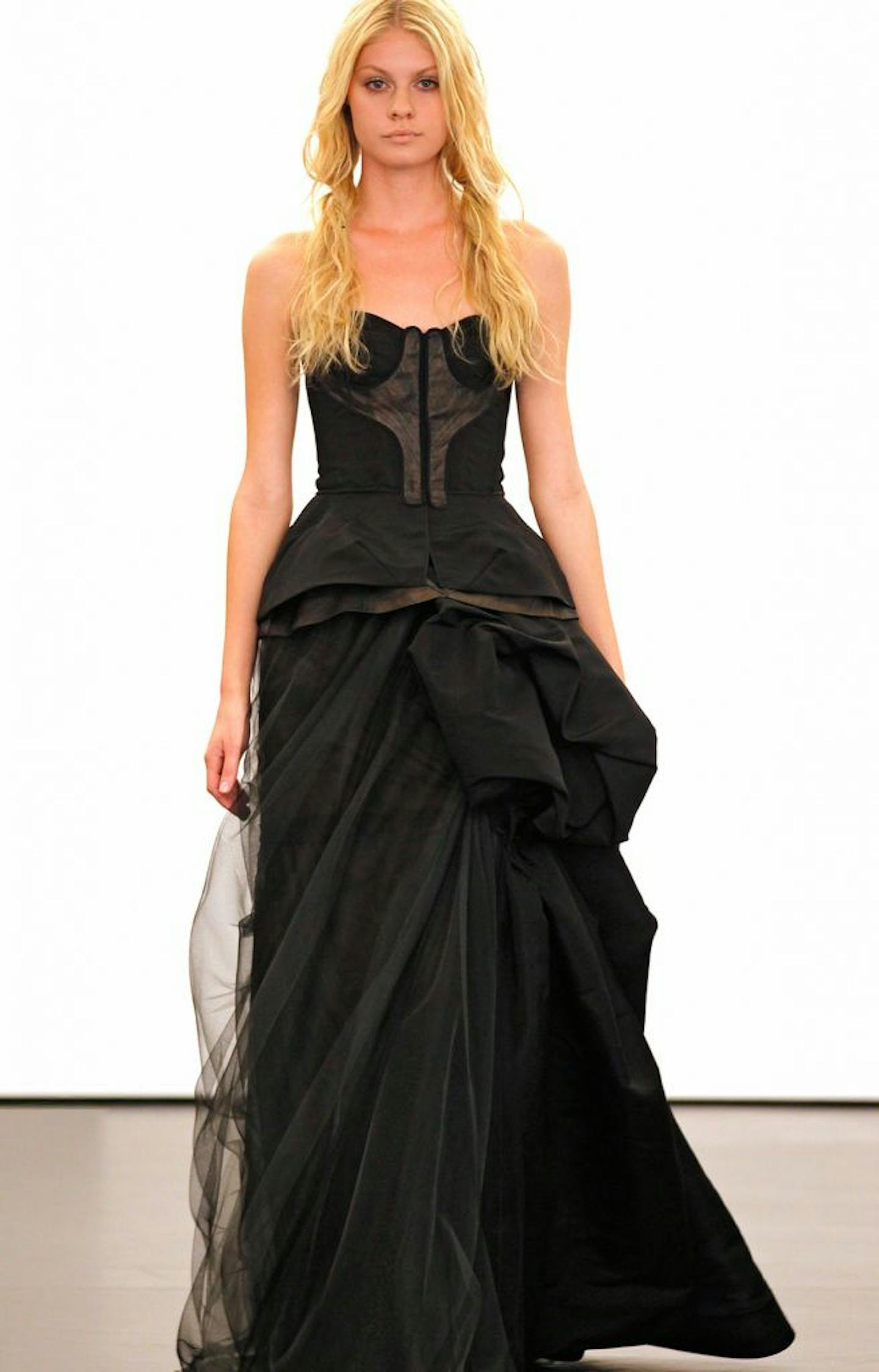 All Black Vera Wang Prom Dresses