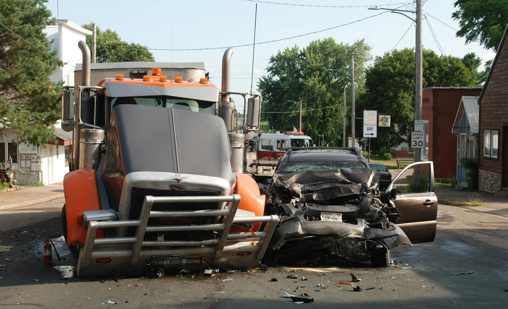 St. Croix County Sheriff's Office photo: An SUV driver who died Friday in an SUV-semi crash in Deer Park, Wis., had been drinking, according ot the Sheriff's Office. The semi driver suffered minor injuries.