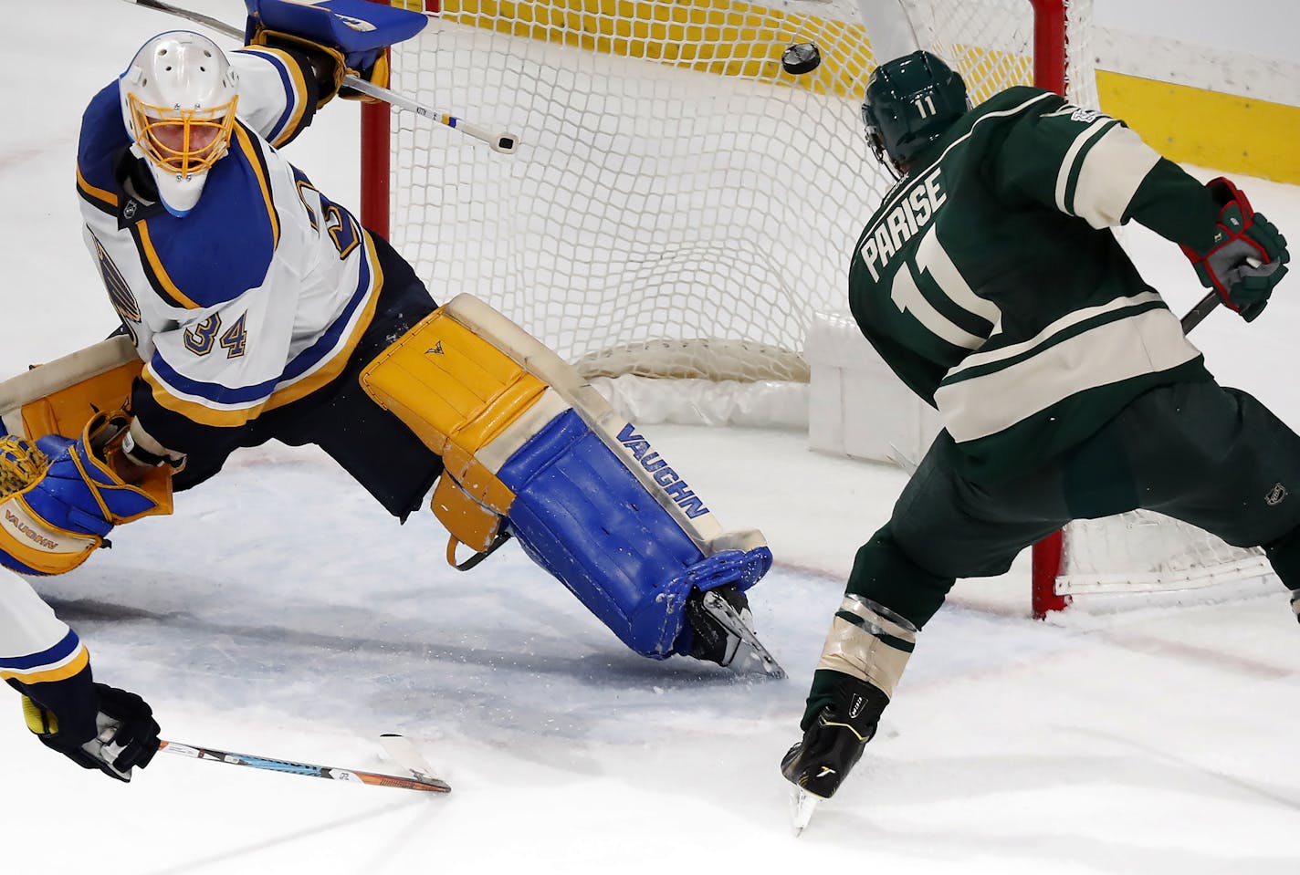 Zach Parise in action last season.