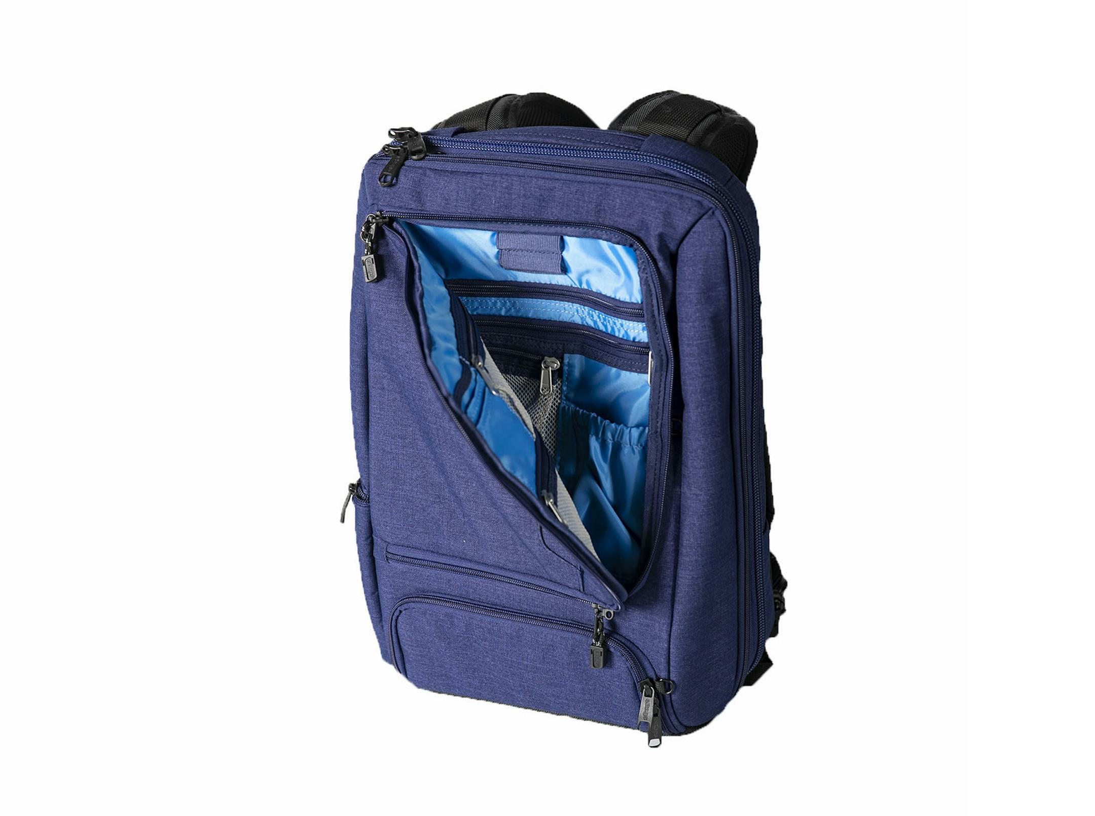 ALEX KORMANN • alex.kormann@startribune.com
eBags slim professional laptop backpack is a great complement to a carry-on bag, says Jared Kamrowski of Thrifty Traveler.