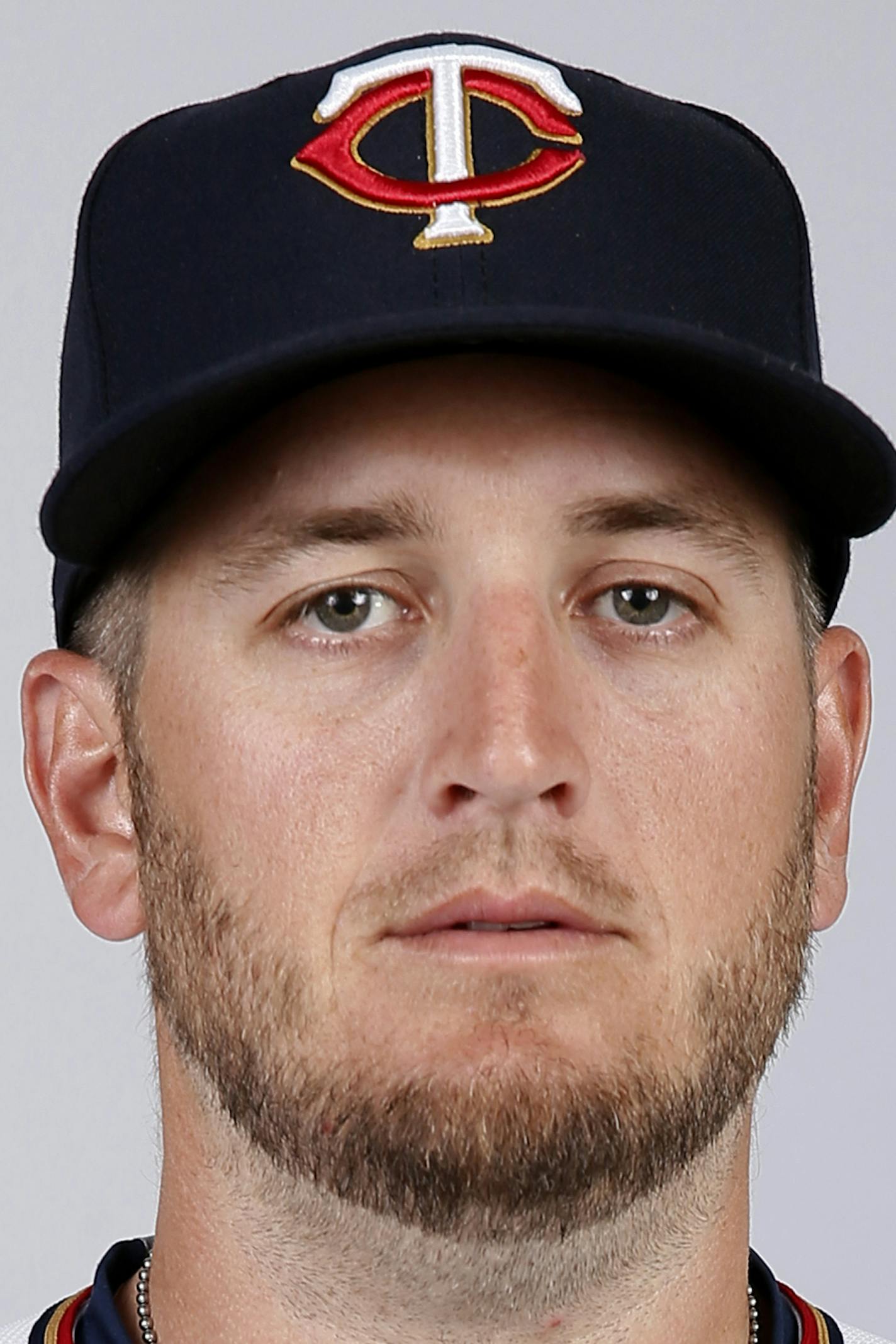 This is a 2015 photo of Glen Perkins of the Minnesota Twins baseball team. This image reflects the Twins active roster as of Tuesday March 3, 2015, when this image was taken. (AP Photo/Tony Gutierrez) ORG XMIT: FLTG279