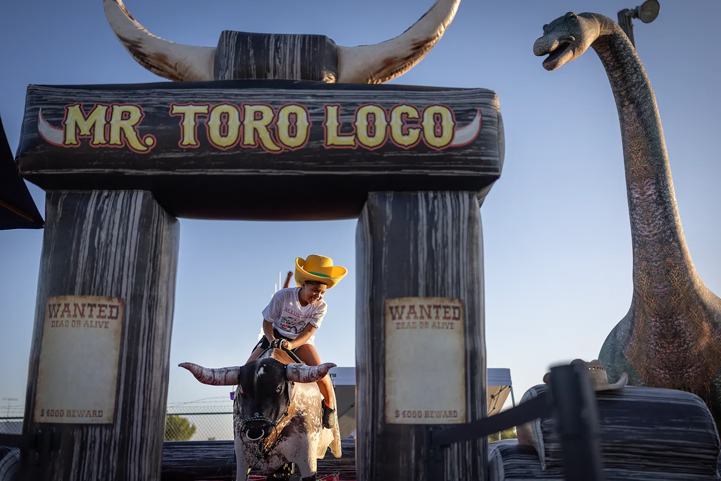 See bull riders at a rodeo kicking off a Minnesota celebration of