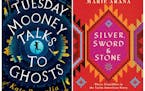 "Tuesday Mooney Talks to Ghosts," by Kate Racculia, and "Silver, Sword & Stone: Three Crucibles in the Latin American Story."