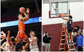 Isaac Asuma of Cherry and Daniel Freitag of Breck School