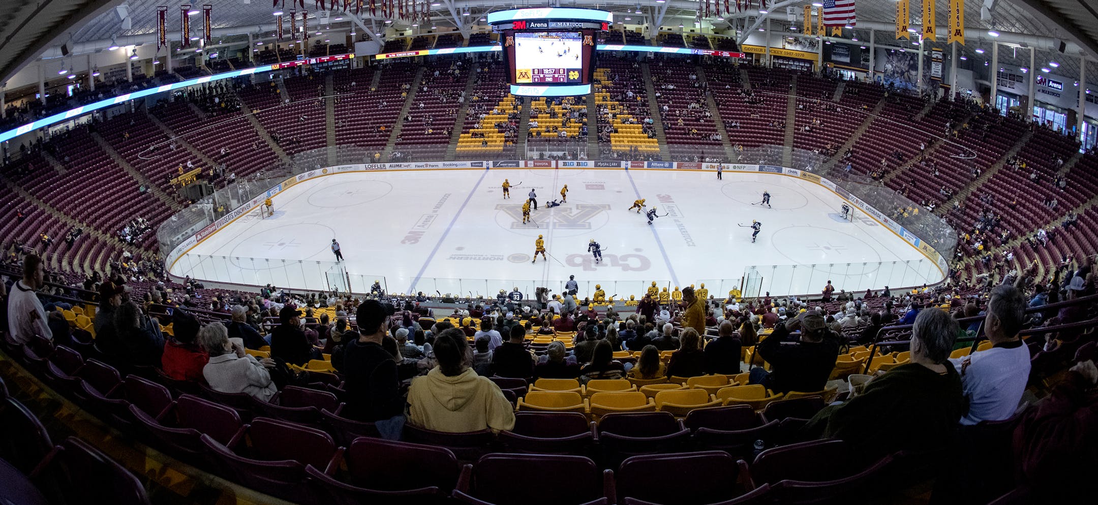 ] CARLOS GONZALEZ &#x2022; cgonzalez@startribune.com &#x2013; Minneapolis, MN &#x2013; March 8, 2020, 3M Arena at Mariucci, first-round Big Ten playoff series, University of Minnesota Golden Gophers vs. Notre Dame