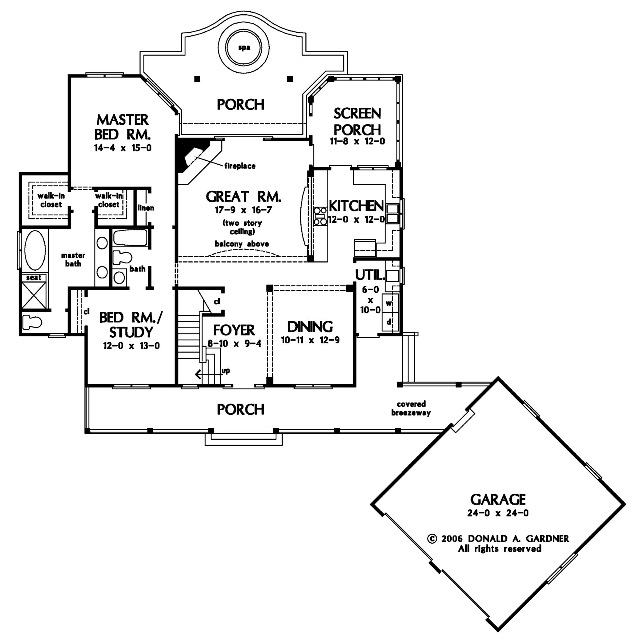 Home plan: Flexible farmhouse with bonus space