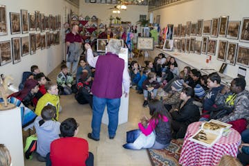 Kathy Mentjes, a retired librarian who helped bring an an exhibit of the works of famed photographer and ethnographer Edward S. Curtis to Montgomery, 