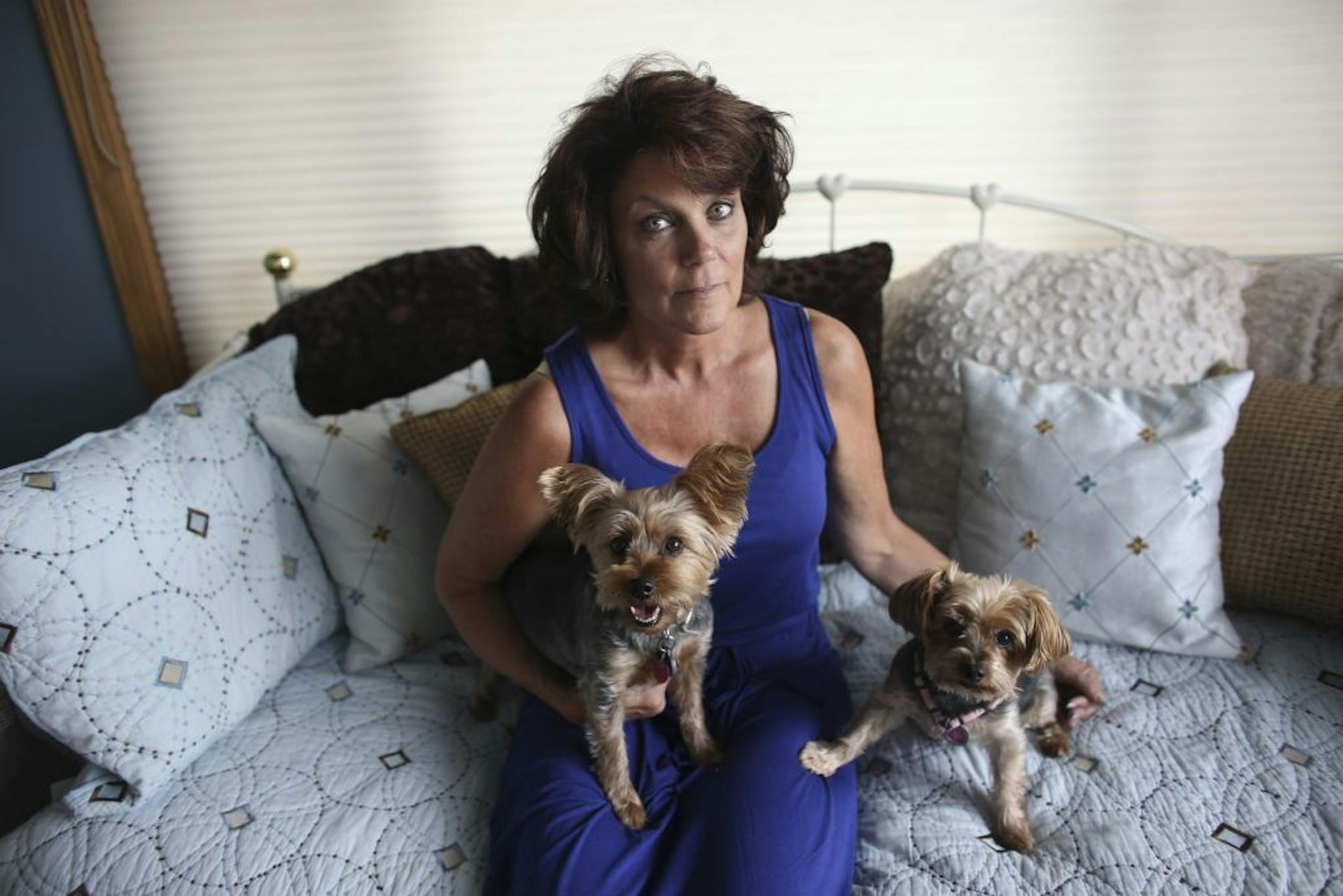 At home in Apple Valley with Gizzy and Abby, Mary Ritter explained how she found out her stolen jewelry was melted down by The Gold Guys shortly after the business purchased it.