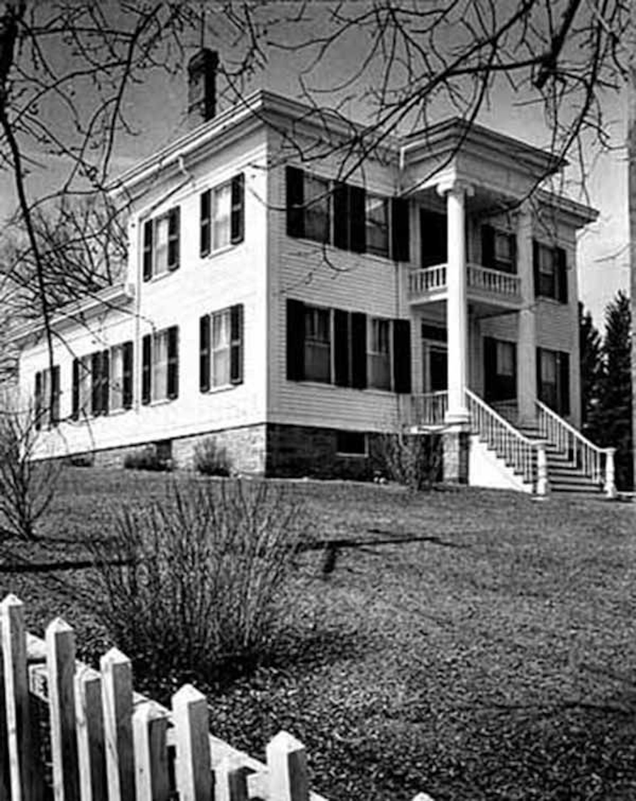 The Asa Parker house in Marine-on-St. Croix was built in 1856, before Minnesota became a state. The house was already more than a century old in this photo, taken in 1965.