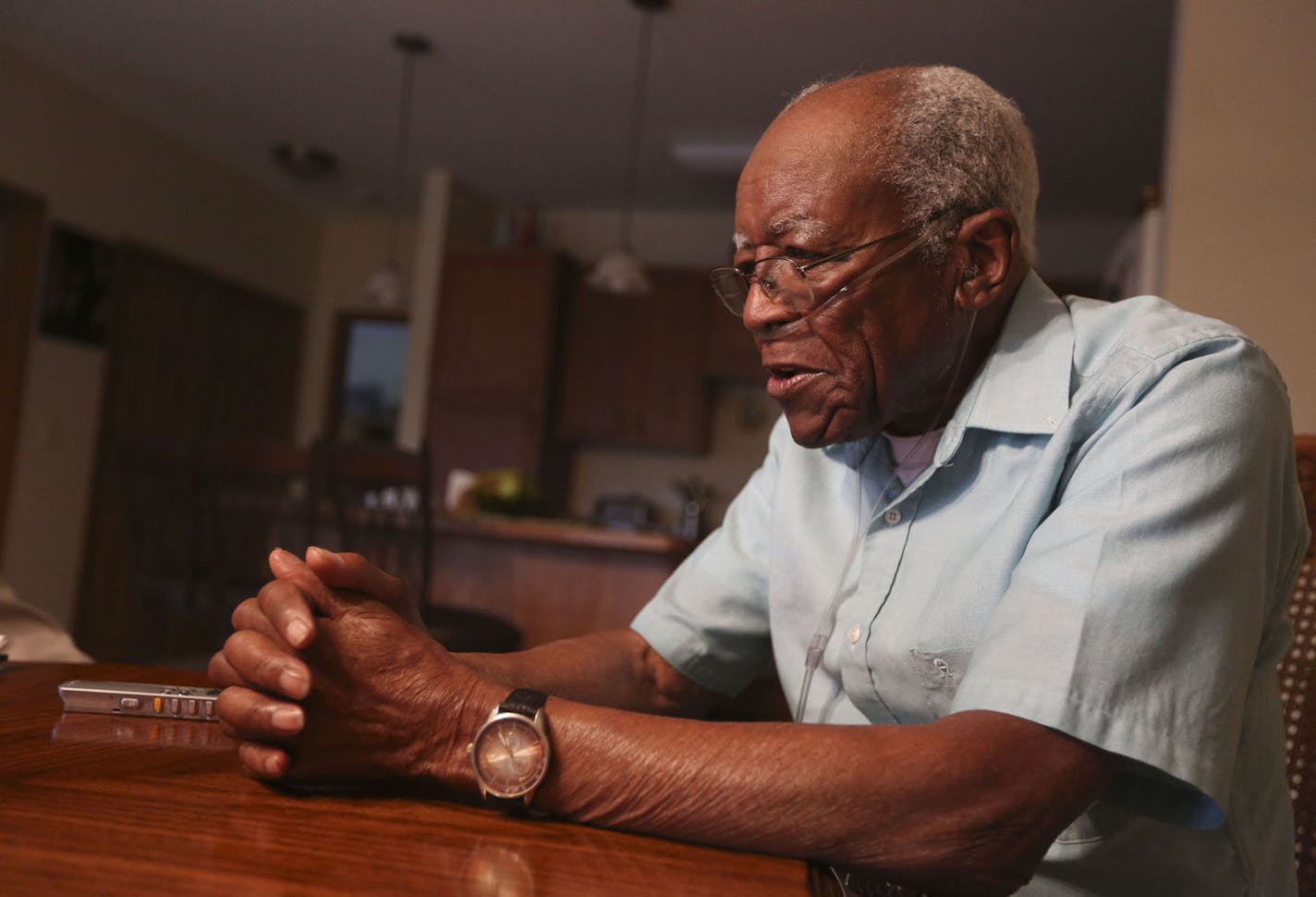 Matt Little reflected on t the 50th anniversary of the March on Washington at his home in Roseville, Min., Tuesday, July 30, 2013. ] (KYNDELL HARKNESS/STAR TRIBUNE) kyndell.harkness@startribune.com ORG XMIT: MIN1308012115215733 ORG XMIT: MIN1308201646104732