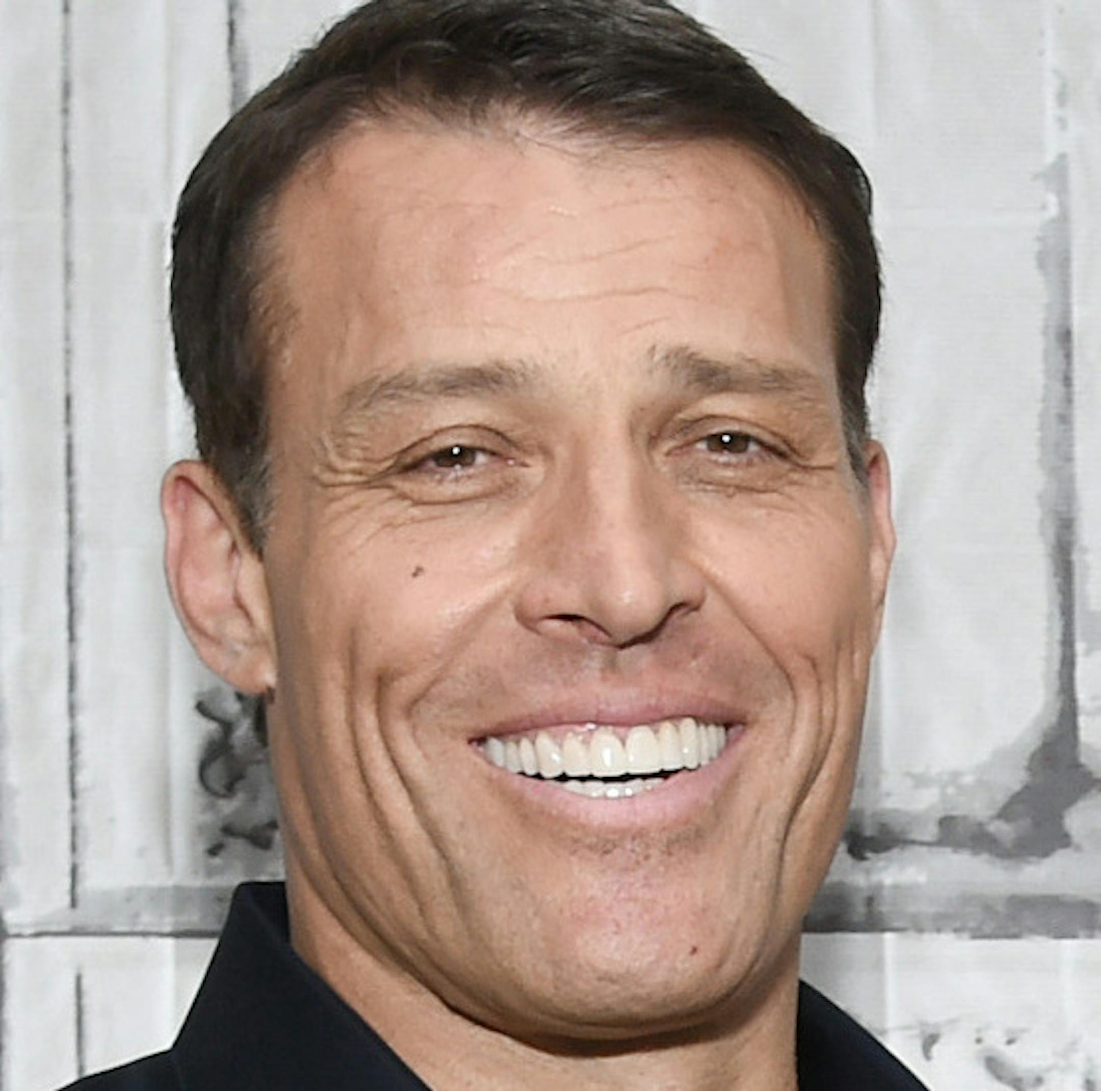 Life and business strategist Tony Robbins, left, and filmmaker Joe Berlinger participate in AOL's BUILD Speaker Series to discuss the documentary, "I Am Not Your Guru", at AOL Studios on Monday, July 11, 2016, in New York. (Photo by Evan Agostini/Invision/AP)