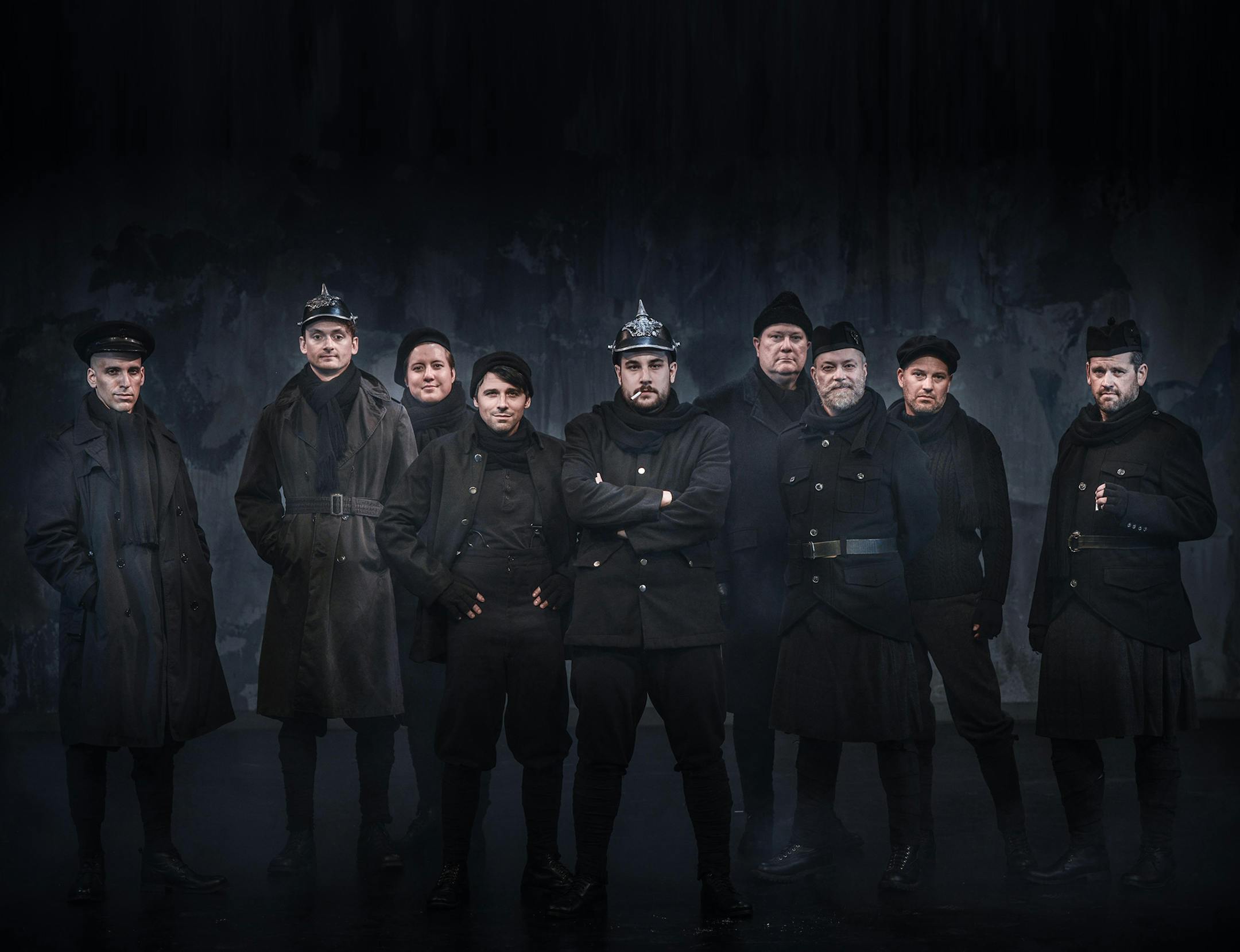 Allen Weeks credit
Cast of Theater Latte Daís "All is Calm"