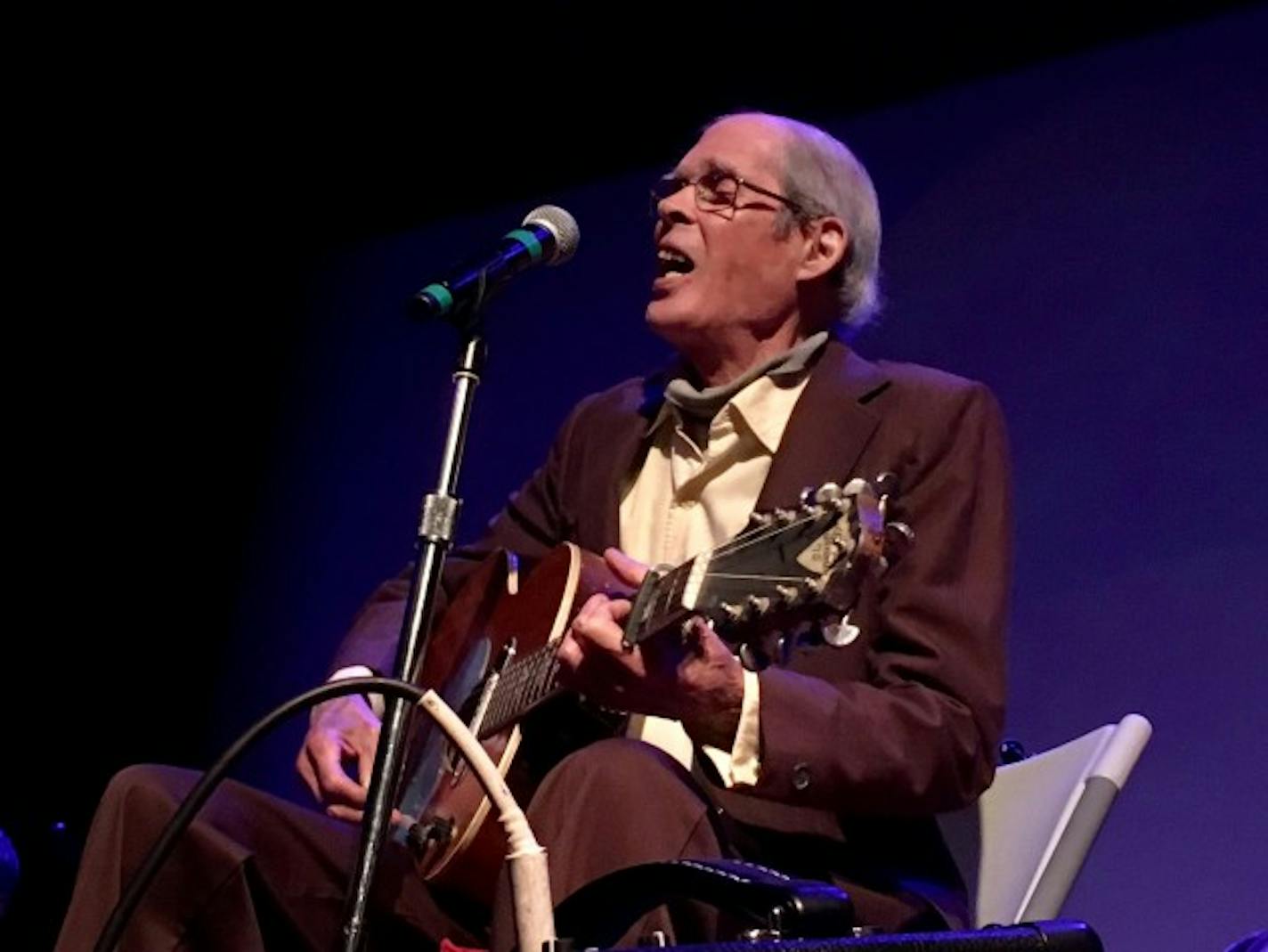 Spider John Koerner performed at his "1,000th Moon Celebration" June 17 at the Cedar Cultural Center in Minneapolis.