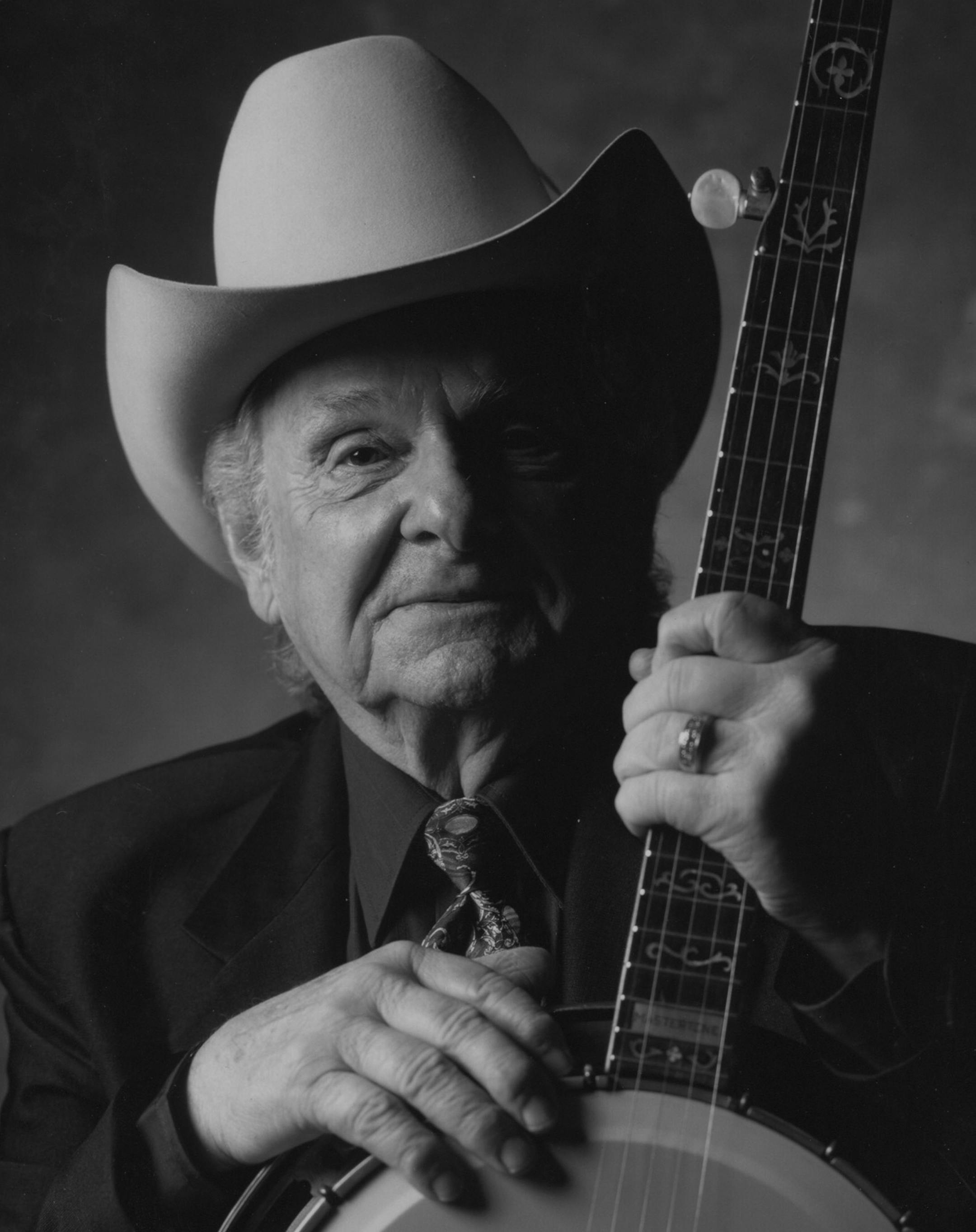 Bluegrass musician Ralph Stanley