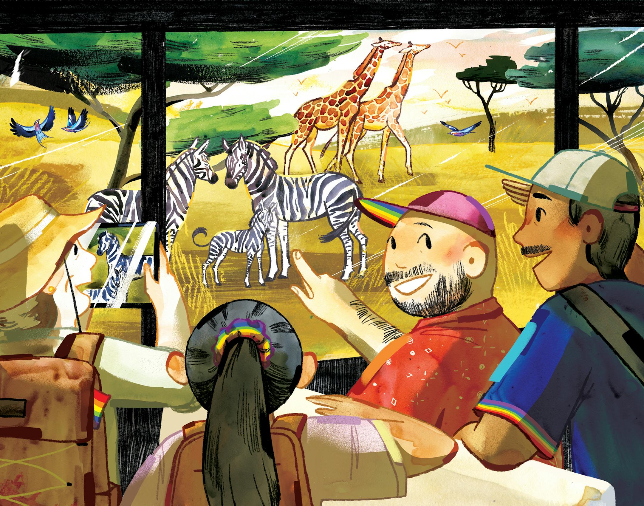 Tropical reefs, safaris, the pyramids: LGBTQ travel companies deliver dream vacations, even to places where being out and proud could land you in prison. (Lynn Scurfield/The New York Times) ' FOR EDITORIAL USE ONLY WITH NYT STORY SLUGGED LGBTQ TRAVEL BY AINARA TIEFENTH'LER FOR JUNE 6, 2023. ALL OTHER USE PROHIBITED. '