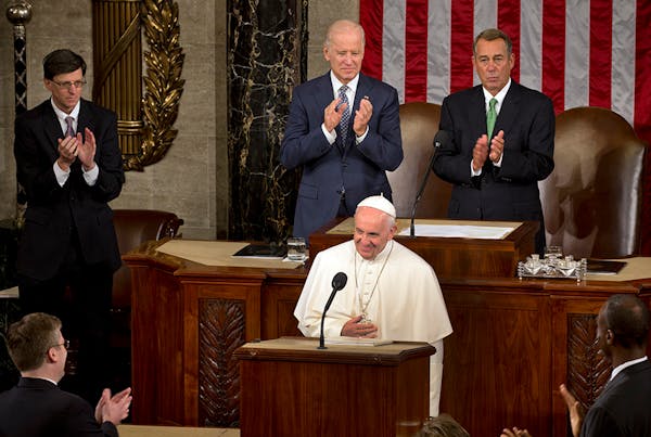 Pope Francis addresses Congress in Washington on Thursday, making history as the first pontiff to do so.