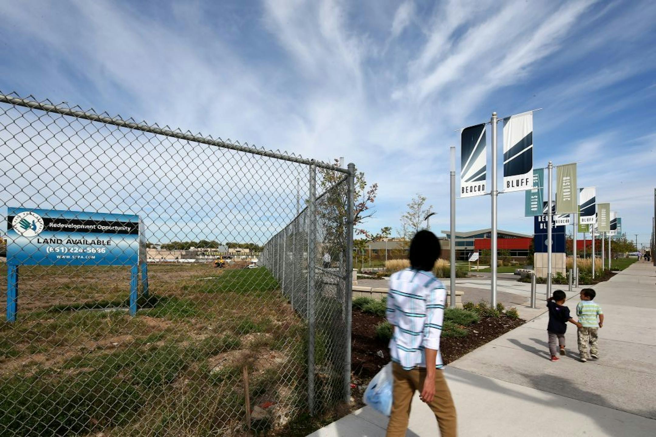 Redevelopment efforts along East 7th Street near Minnehaha Avenue on St. Paul's East Side.St. Paul, MN. September 30, 2013.