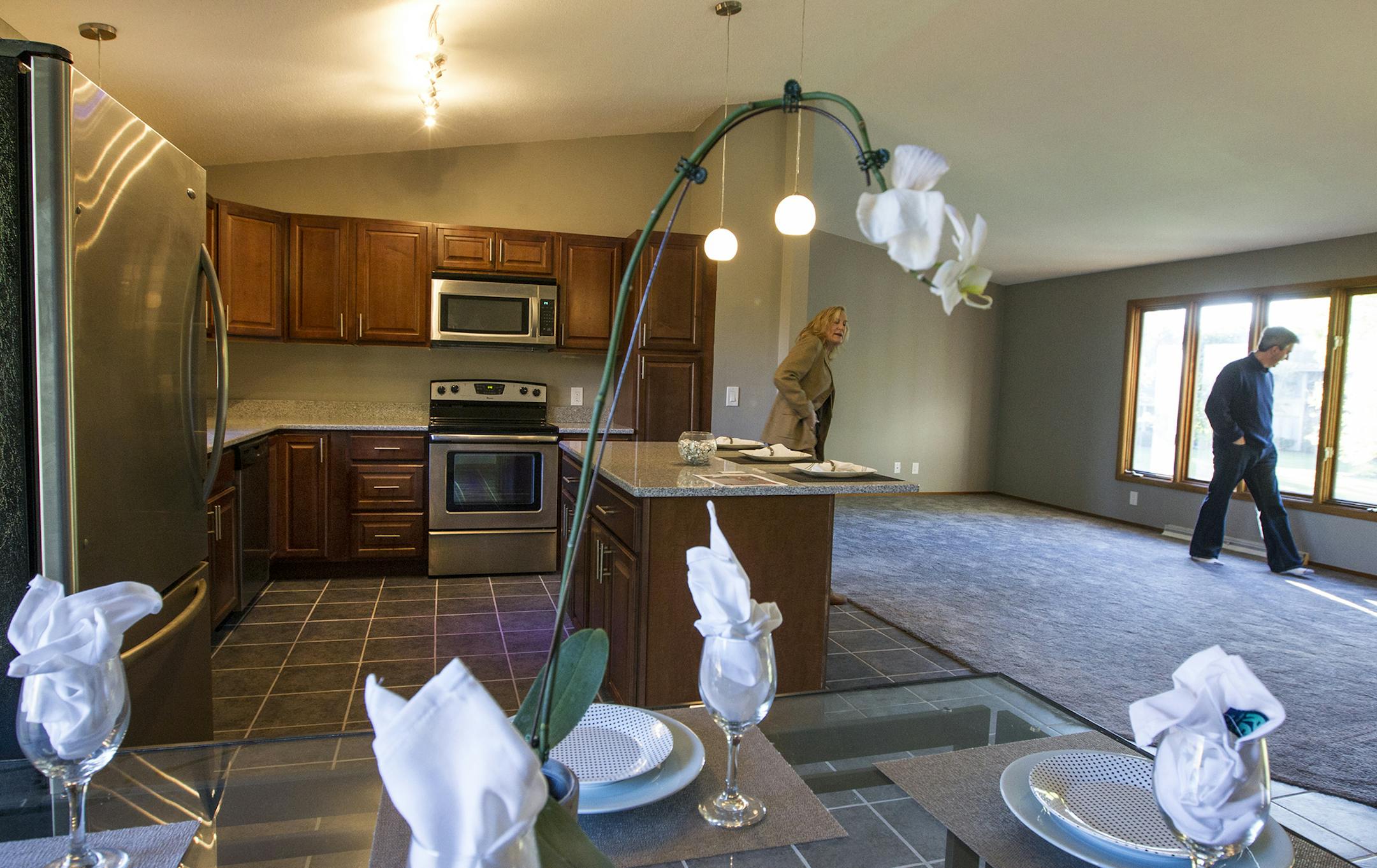 Jim and Ann Meyer have been trying to sell their home in Farmington since August. Photographed October 9, 2013. (Courtney Perry/Special to the Star Tribune)