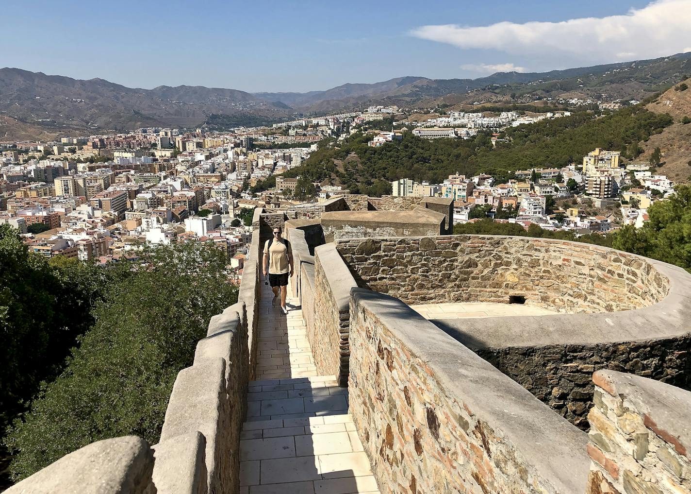 The caste ruins of Gibralfaro overlook Malaga, Spain. Photo by Melanie Radzicki McManus, special to the Star Tribune