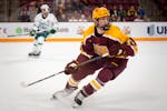 Gophers defenseman Ryan Chesley suffered an unspecified injury late in last Saturday’s game. His status won’t be known until closer to puck drop.