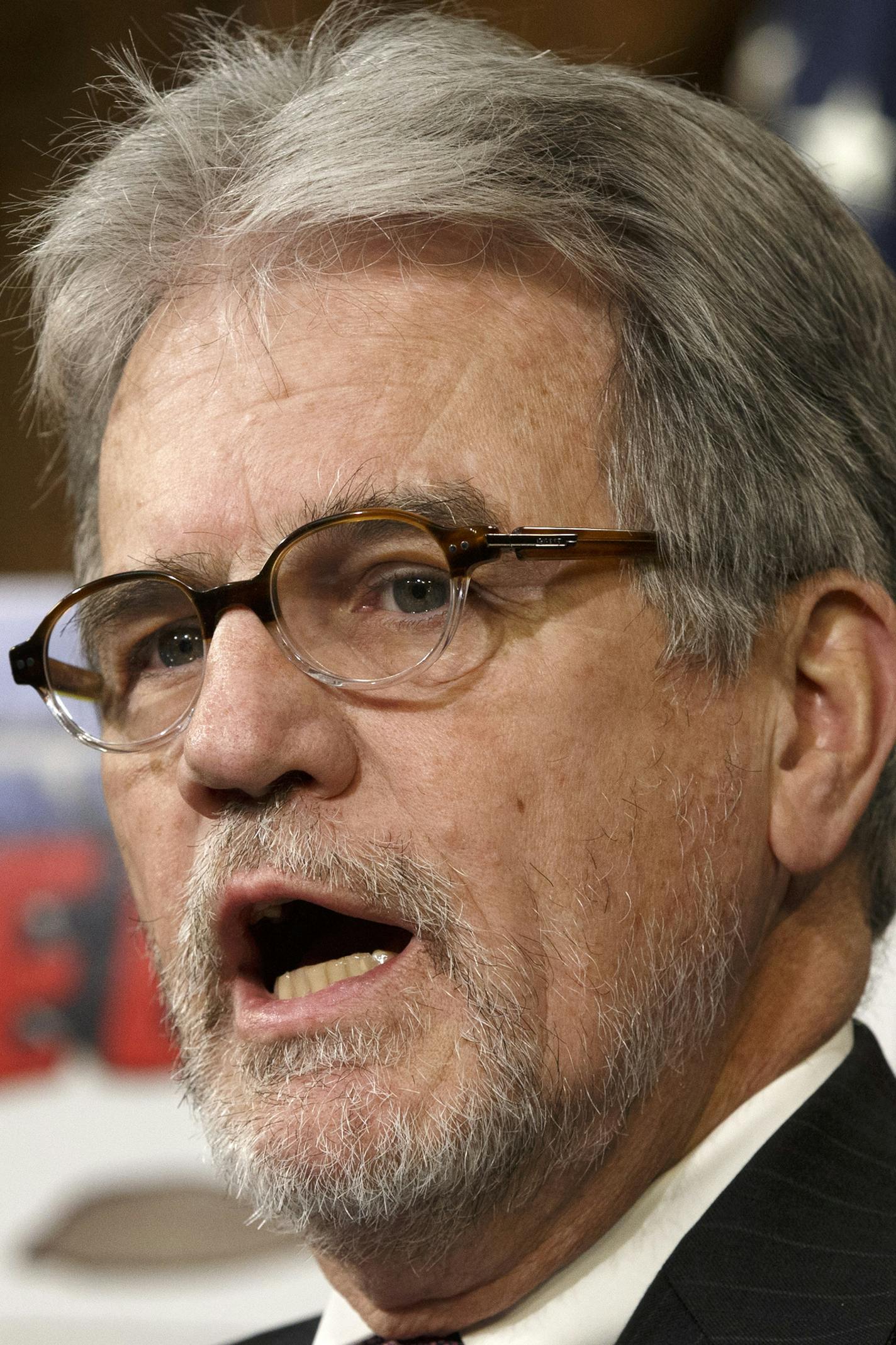 While the Senate debates the bipartisan budget plan, Sen. Tom Coburn, R-Okla., a longtime deficit hawk, outlines his annual &#xec;Wastebook,&#xee; which points a critical finger at billions of dollars in questionable government spending, Tuesday, Dec. 17, 2013, during a news conference on Capitol Hill in Washington. (AP Photo/J. Scott Applewhite)