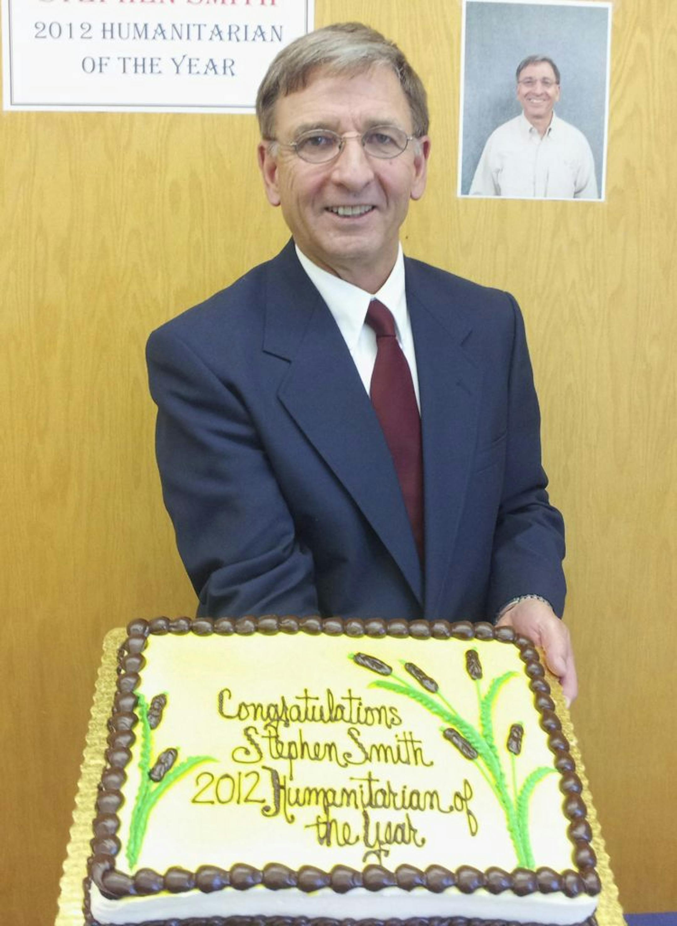Stephen Smith, Columbia Heights humanitarian of the year.