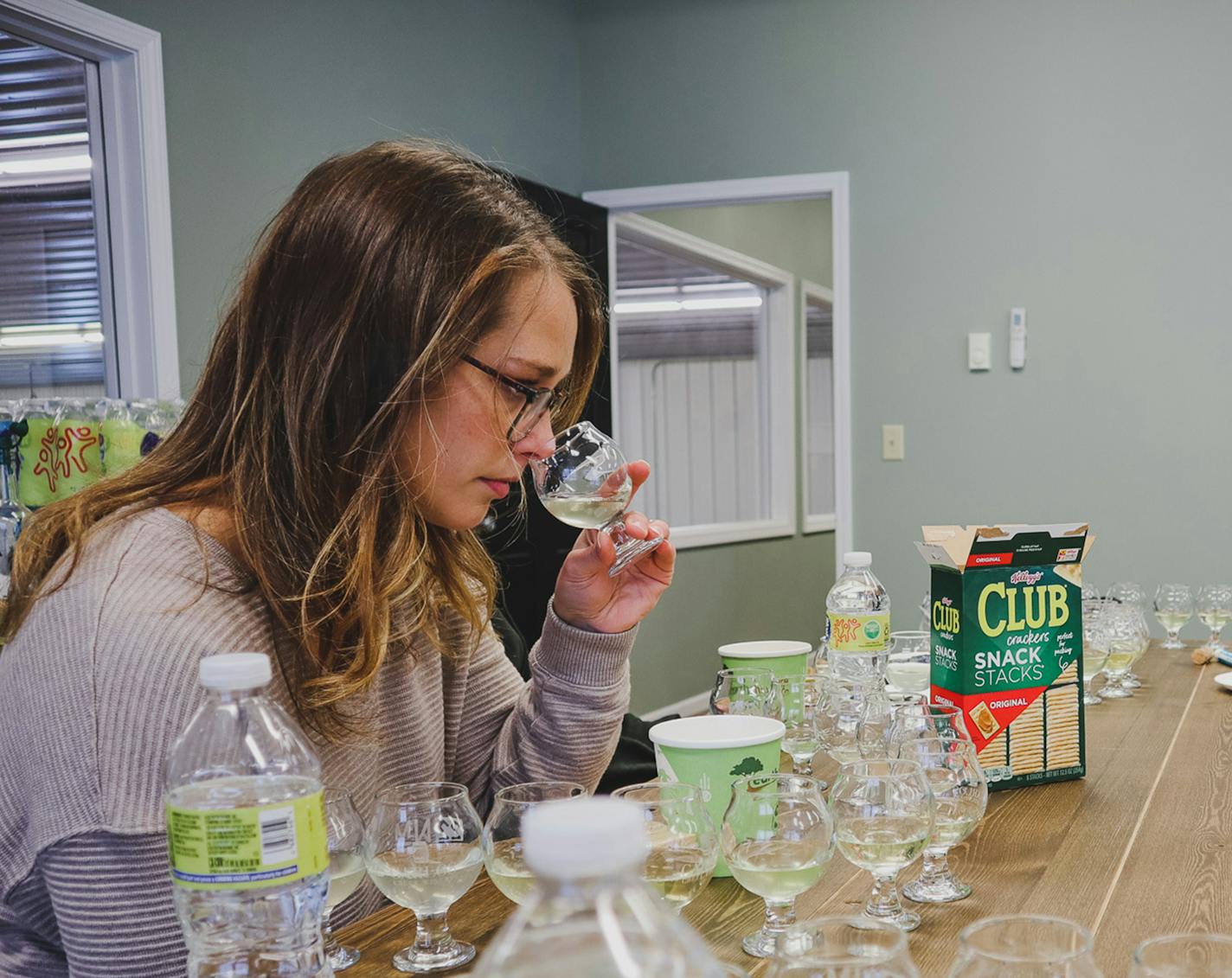 Michelle Bredeson, co-owner of Carlos Creek Winery in Alexandria, Minn.