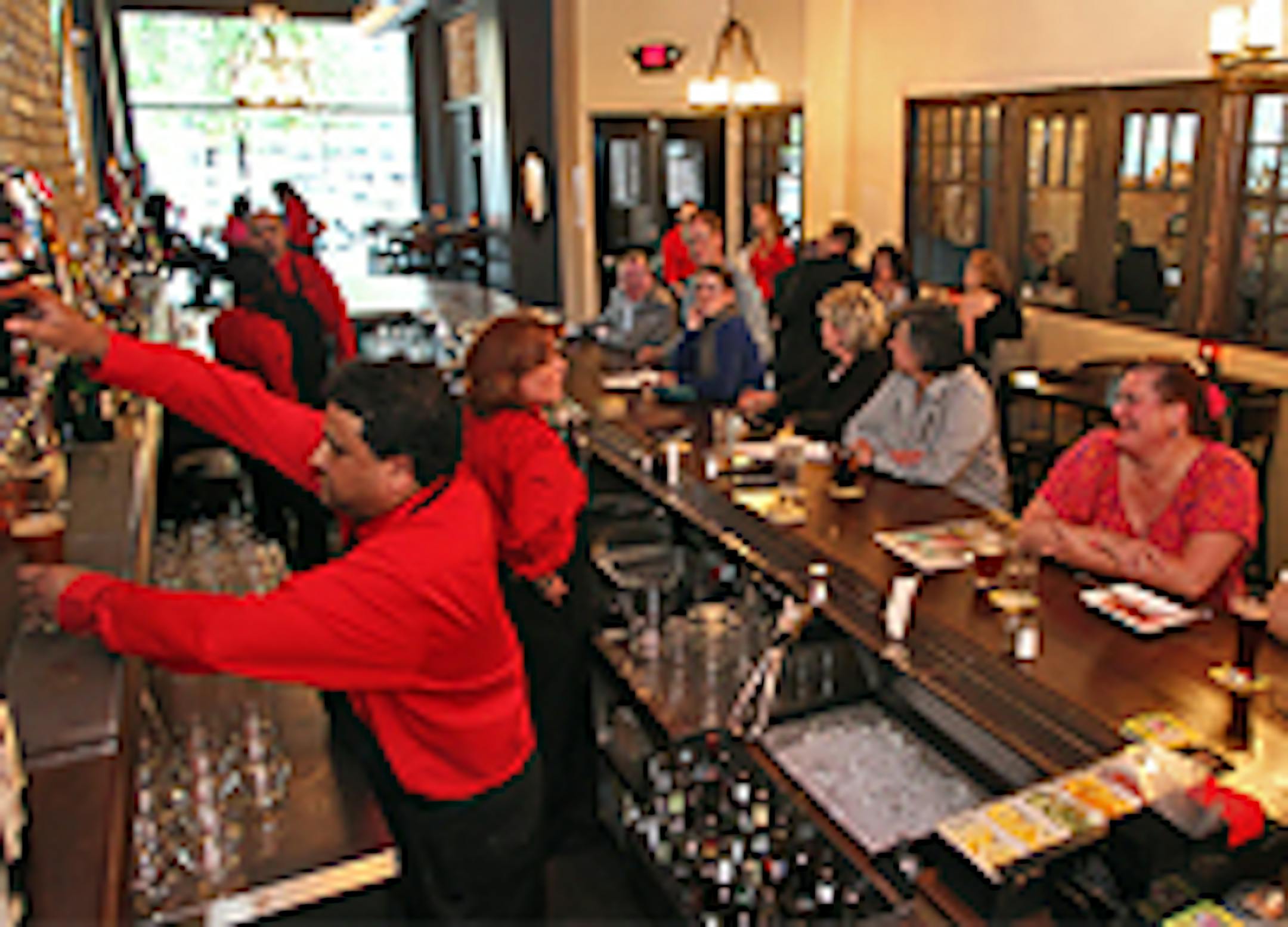 Devil's Advocate has 40 tap craft beers