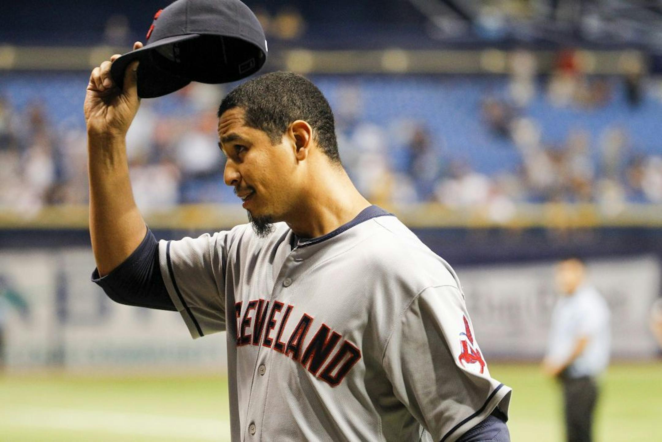 Cleveland Indians pitcher Carlos Carrasco