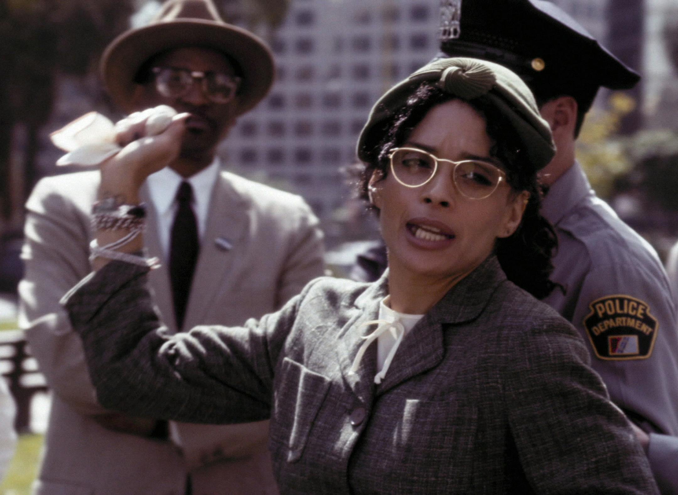 Lisa Bonet as Rosa Parks in "Drunk History"