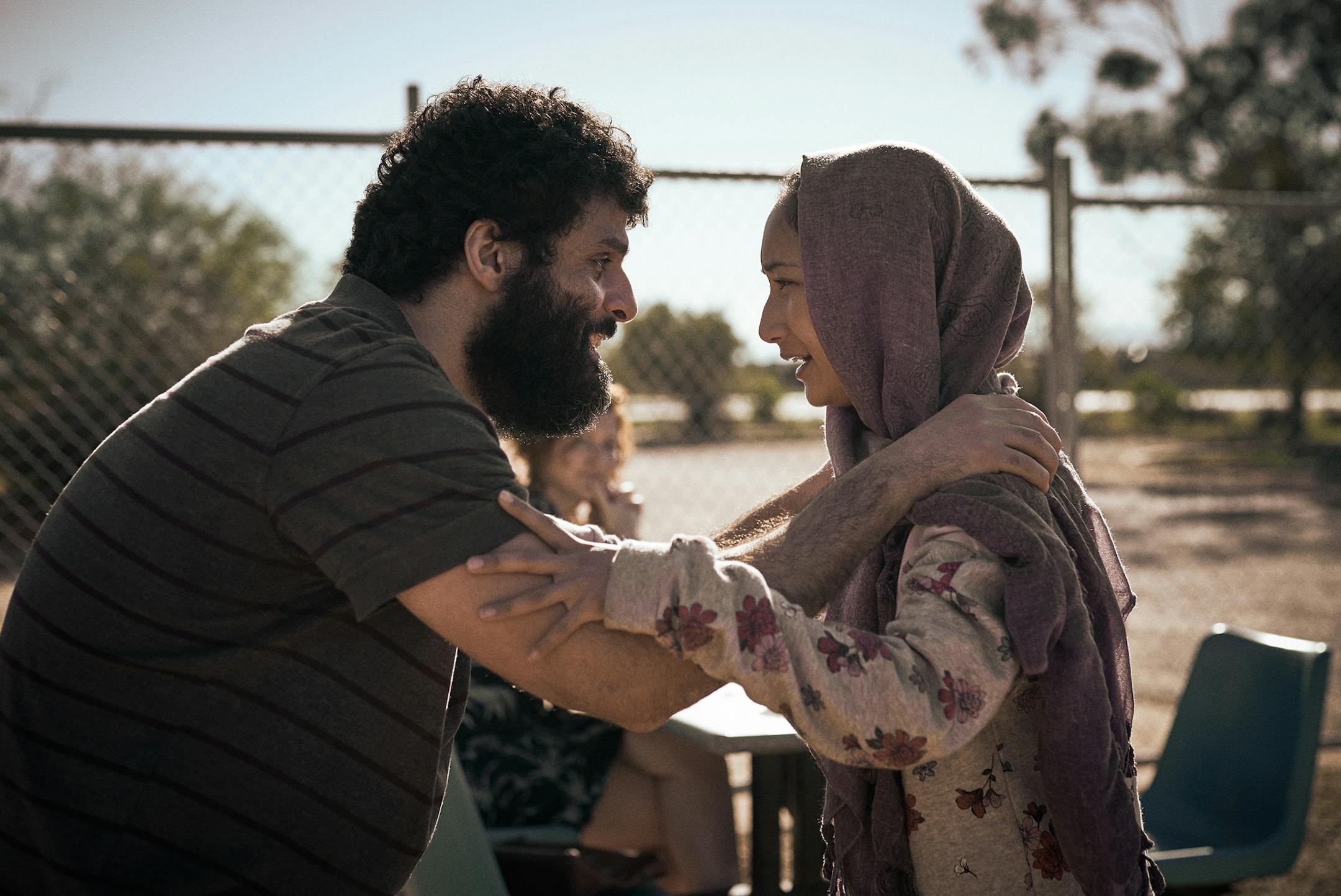 Fayssal Bazzi and Soraya Heidari in "Stateless." BEN KING/Netflix