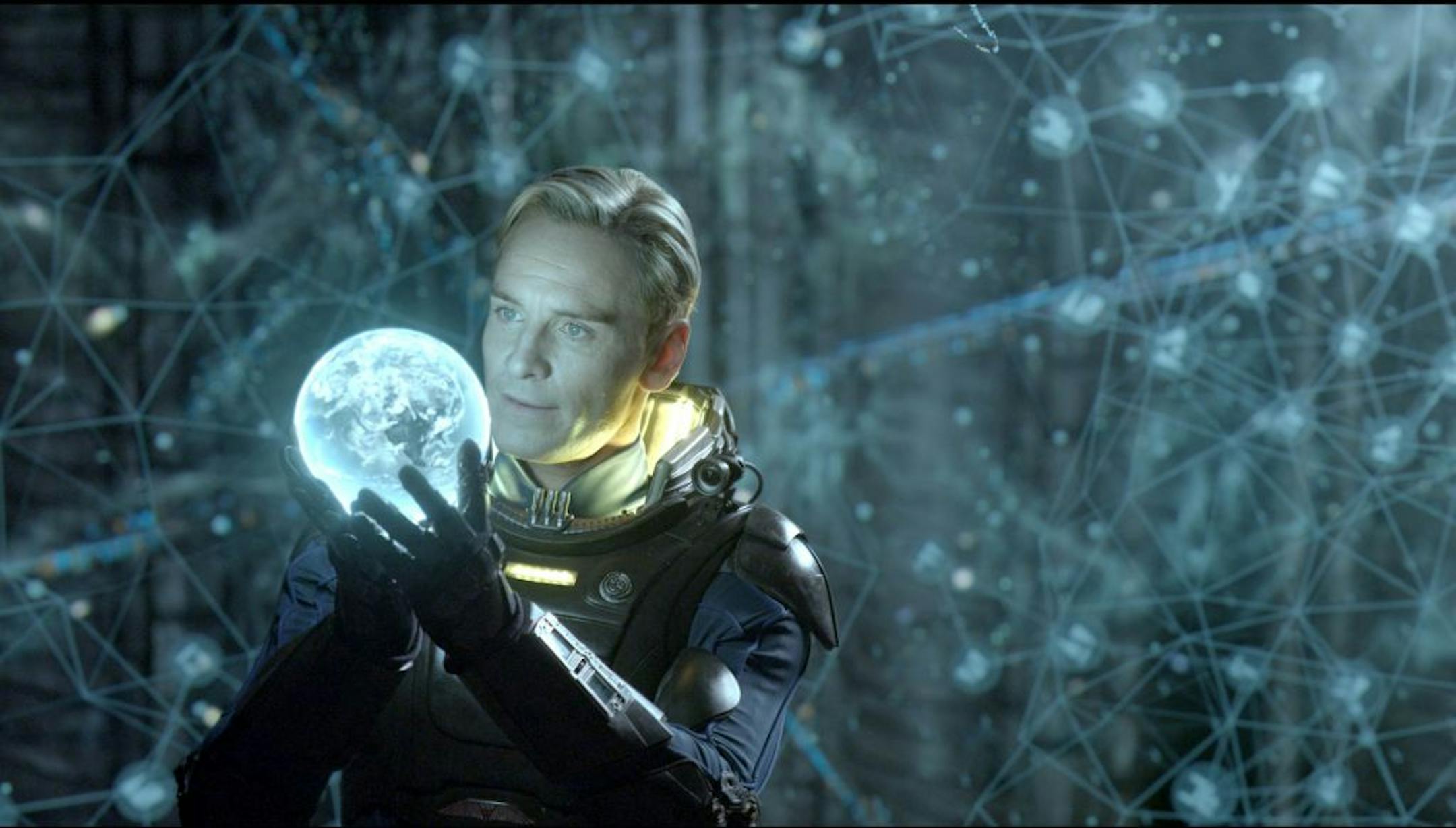 Michael Fassbender in a scene from "Prometheus."