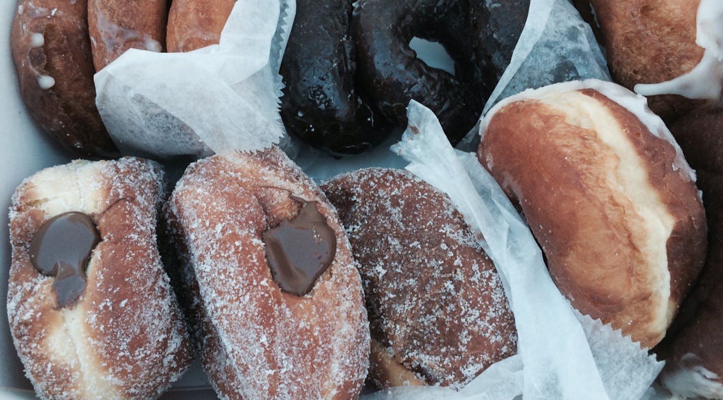 Doughnuts from Bogart's Photo by Rick Nelson, Star Tribune