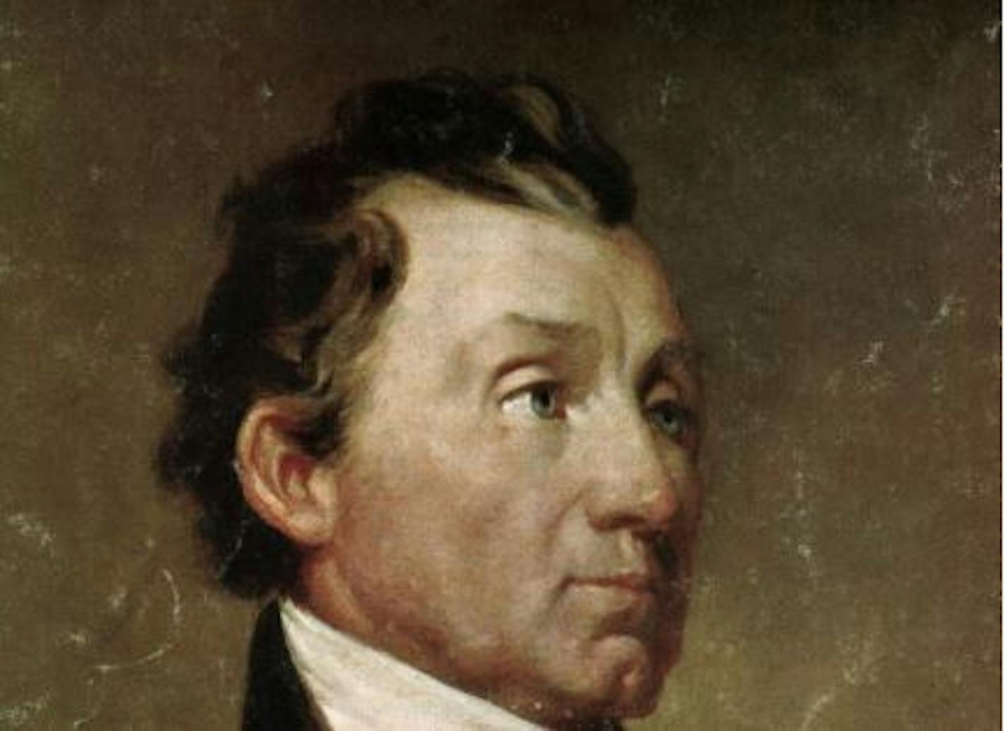 This is an undated photo of a portrait of U.S. President James Monroe.