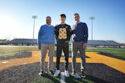From left: Jim, Dane and Pete Roback. The Roback family will have a third generation involved in the Prep Bowl now that Rosemount has qualified.