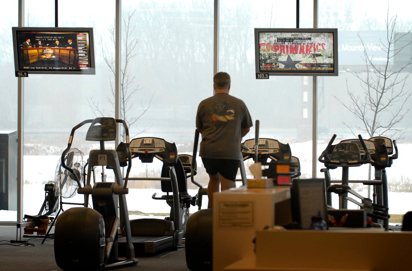 A health club is one of several amenities at Medtronic's new, $95 million campus in Mounds View.